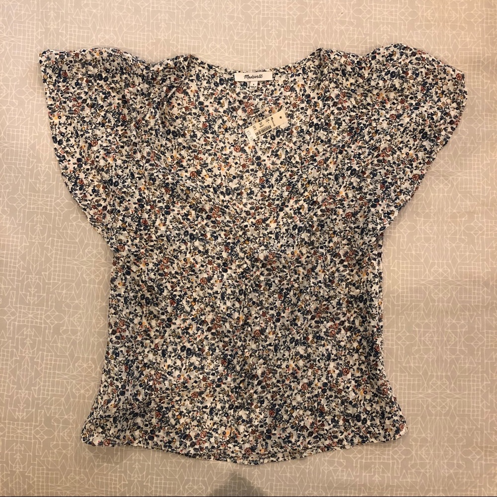 Madewell Floral Top